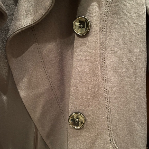 WHBM Charcoal Lounge jacket Size 6 NWT - Picture 5 of 11